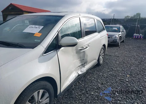 2014 Honda Odyssey Ex-L z USA, uszkodzony, nr VIN 5FNRL5H6XEB048702